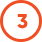 Three Orange Icon